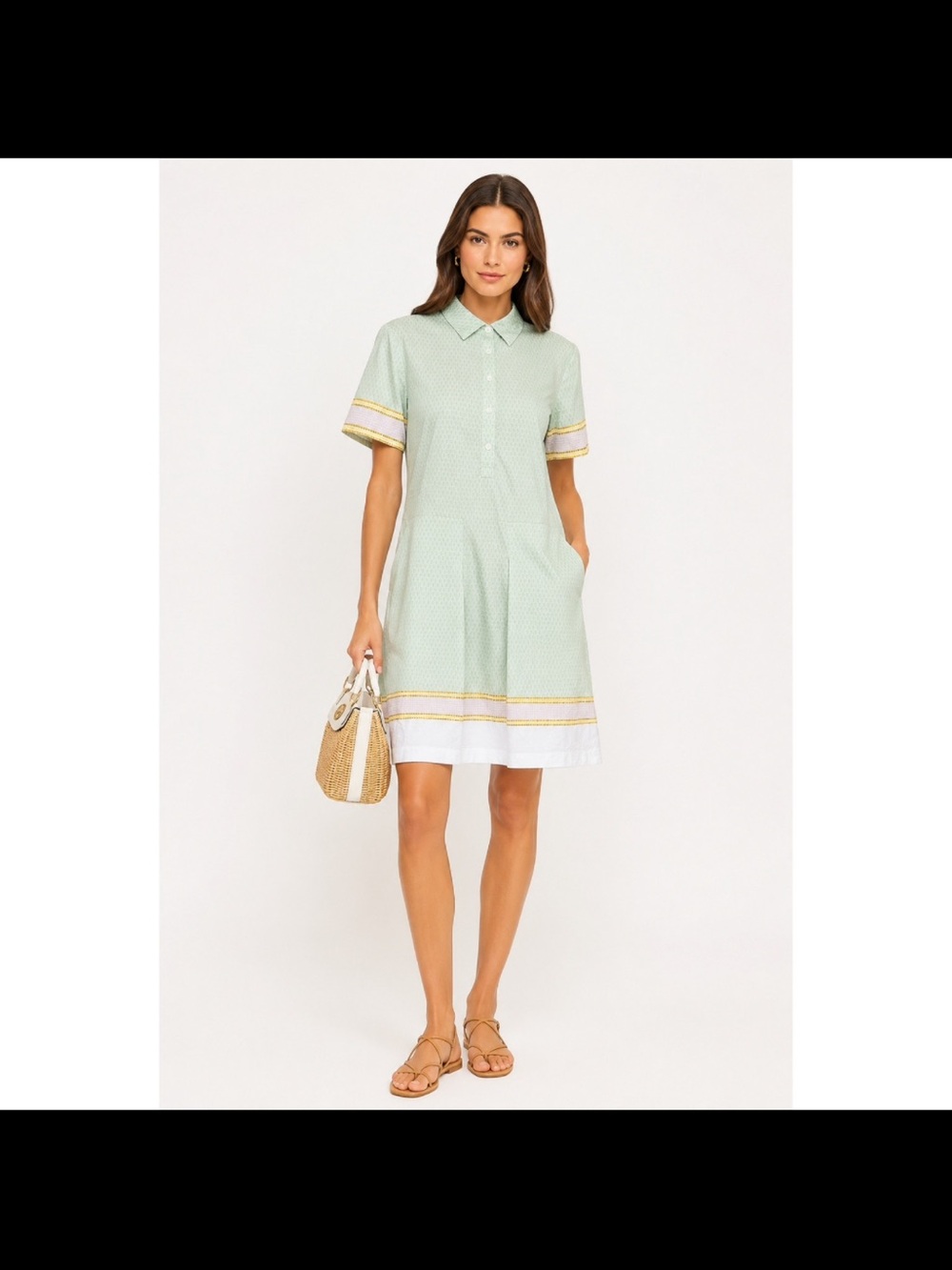 Tory Burch Emmy Mosaic Shirt Dress